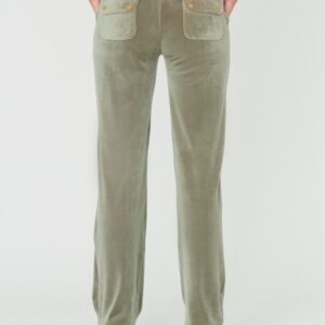 JUICY COUTURE Zielone damskie spodnie Del Ray