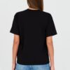 JUICY COUTURE Czarny damski t-shirt Boyfriend Scatter Diamante