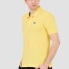LA MARTINA Żółte męskie polo z małym logo