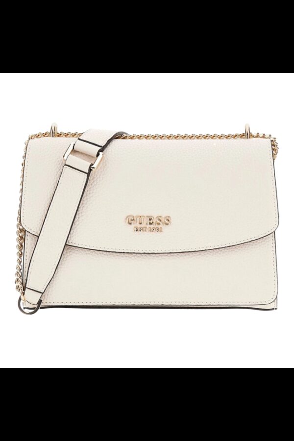 GUESS Beżowa kopertówka damska Calista