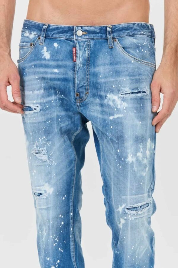 DSQUARED2 Błękitne męskie jeansy Cool Guy Jean, Rozmiar 48
