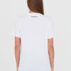 KARL LAGERFELD Biały damski t-shirt Ikonik Varsity Tee