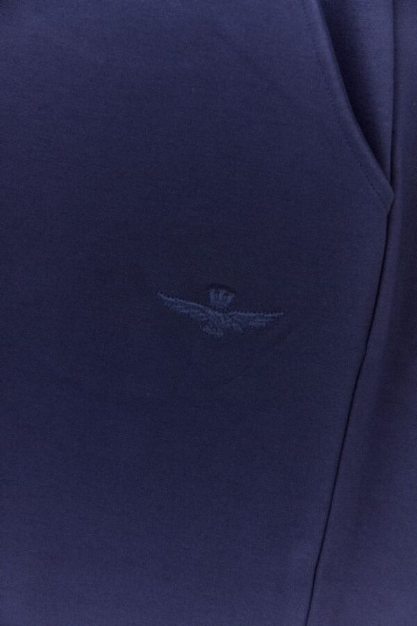 AERONAUTICA MILITARE Granatowe spodnie męskie dresowe