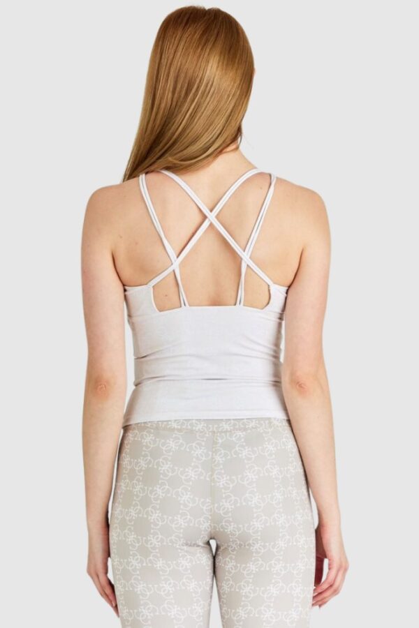 b6600fc866f1bd510d092893cb7e7e0ae8f4d4d2 GUESS Sportowy top damski z ozdobnymi plecami