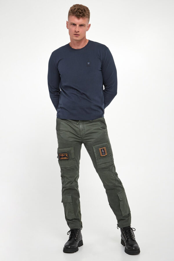 b6b9530b33775363471ef6d067ce86d9261a18f8 Longsleeve męski z logo AERONAUTICA MILITARE