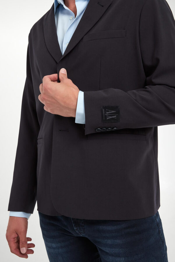 b7810cc3c60b56b2d9c915924102e9a876871fc8 Marynarka męska z wełną ARMANI EXCHANGE