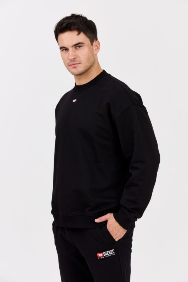 b8132ff4ffde33e2cd891275abba101d72664516 DIESEL Czarna męska bluza S-BOXT-D