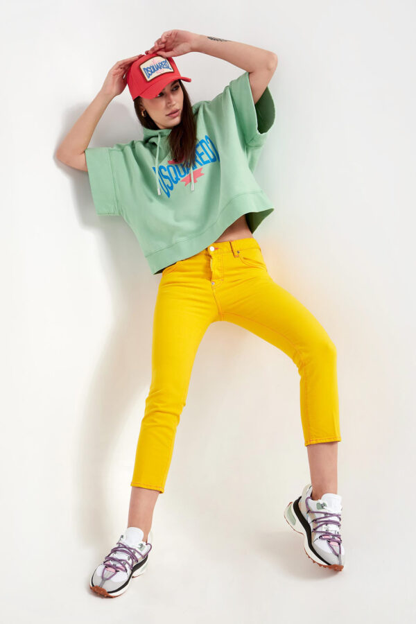 b84586ee555cba87331f3ce23adbd200d731a956 Bluza z kapturem damska DSQUARED2