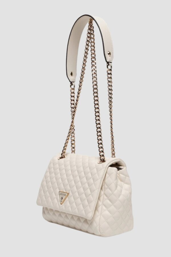 GUESS Biała kopertówka damska Everlee Convertible