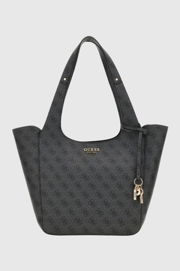 GUESS Czarna shopperka damska Calista 2 In 1