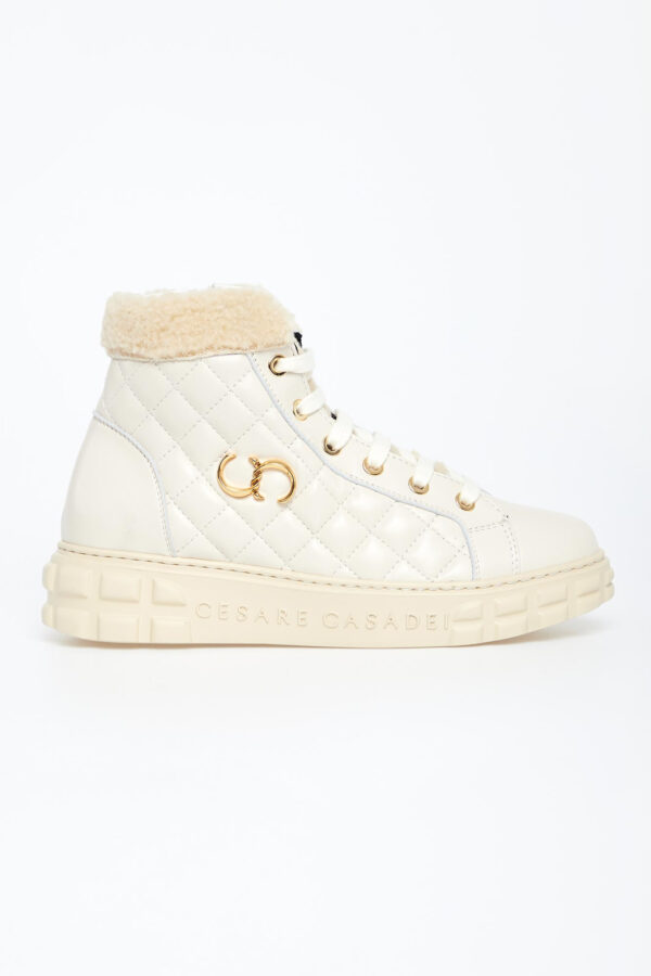 b93217cc424a0761c46f87b3dddebce4dd3ea696 Sneakersy damskie wysokie CESARE CASADEI