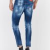 DSQUARED2 Niebieskie jeansy męskie Skater jean, Rozmiar 52