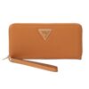 GUESS Brązowy duży portfel damski Laure
