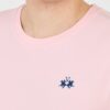 LA MARTINA Różowy męski t-shirt z małym logo