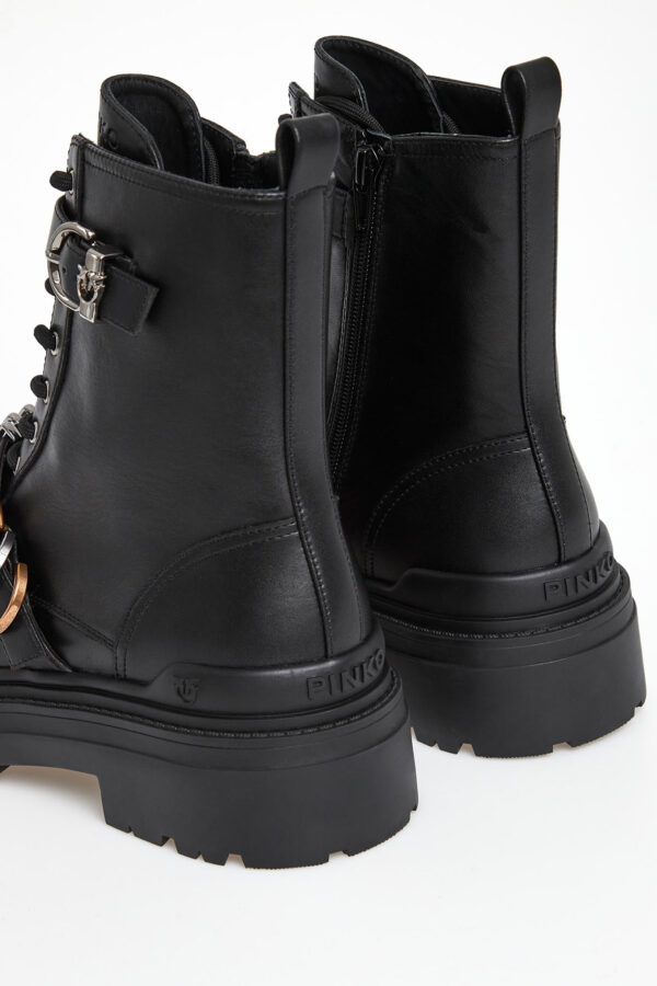 ba6567da3e072d32f0e6f59dbc67b3fbe8ca49a3 Trapery damskie skórzane Mia 19 PINKO