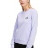 KARL LAGERFELD Lawendowa damska bluza Ikonik 2.0