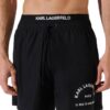 KARL LAGERFELD Czarne kąpielówki męskie RSG