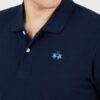 LA MARTINA Granatowe męskie polo z małym logo