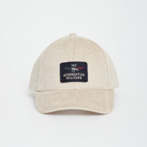bba2877e70e3a7f6a49d5d9193d1401d7cf1c56c Czapka z daszkiem męska sztruksowa AERONAUTICA MILITARE