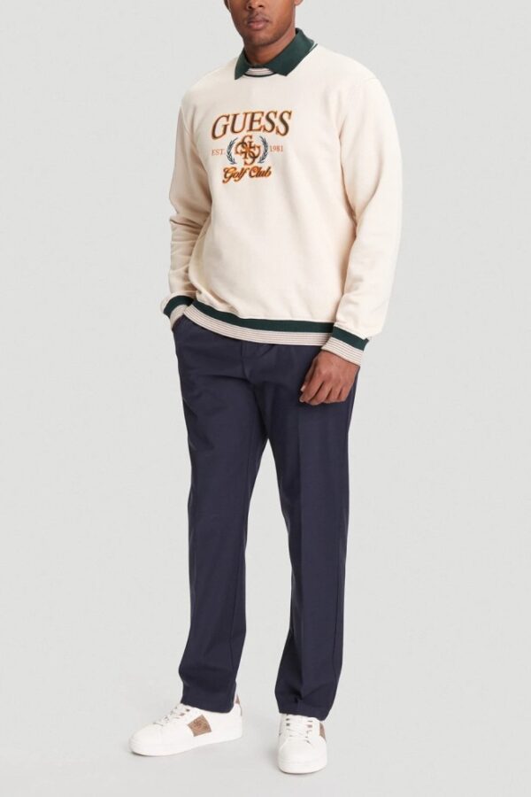 GUESS Beżowa bluza męska 4G