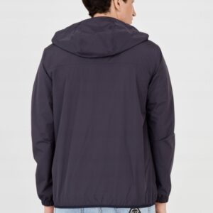 PHILIPP PLEIN Męska kurtka wiatrówka granatowa