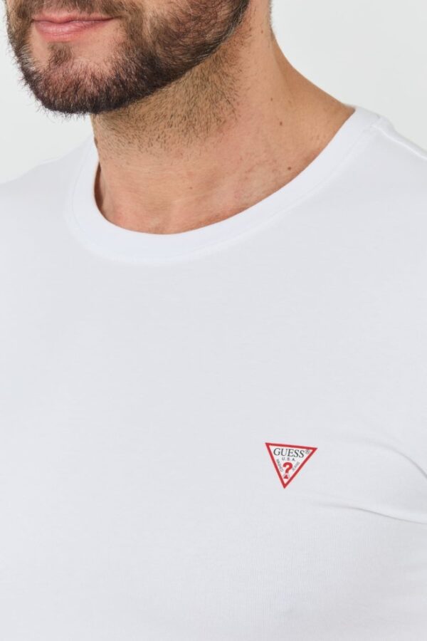 GUESS Biały męski t-shirt Core Tee Str