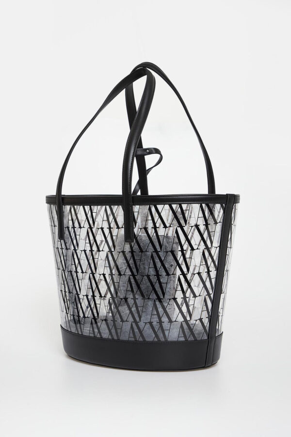 Torebka damska transparentny shopper ARMANI EXCHANGE