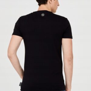 bced24bf054617a36595fc552bb93fc565070c78 PHILIPP PLEIN Męski t-shirt czarny z czaszką