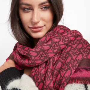 Chusta z wełną Sarata PINKO