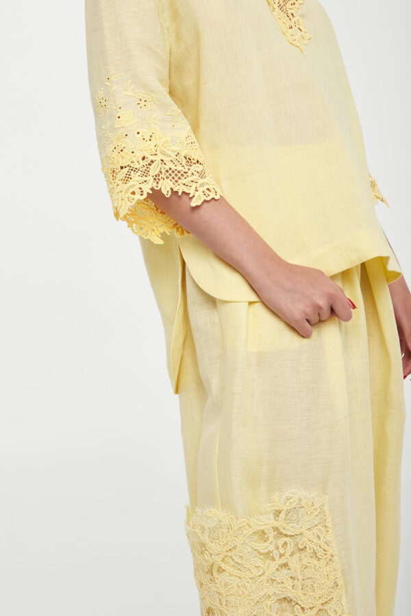 Bluzka damska lniana ERMANNO SCERVINO LIFE