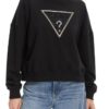 GUESS Czarna damska bluza z cyrkoniami Rachele