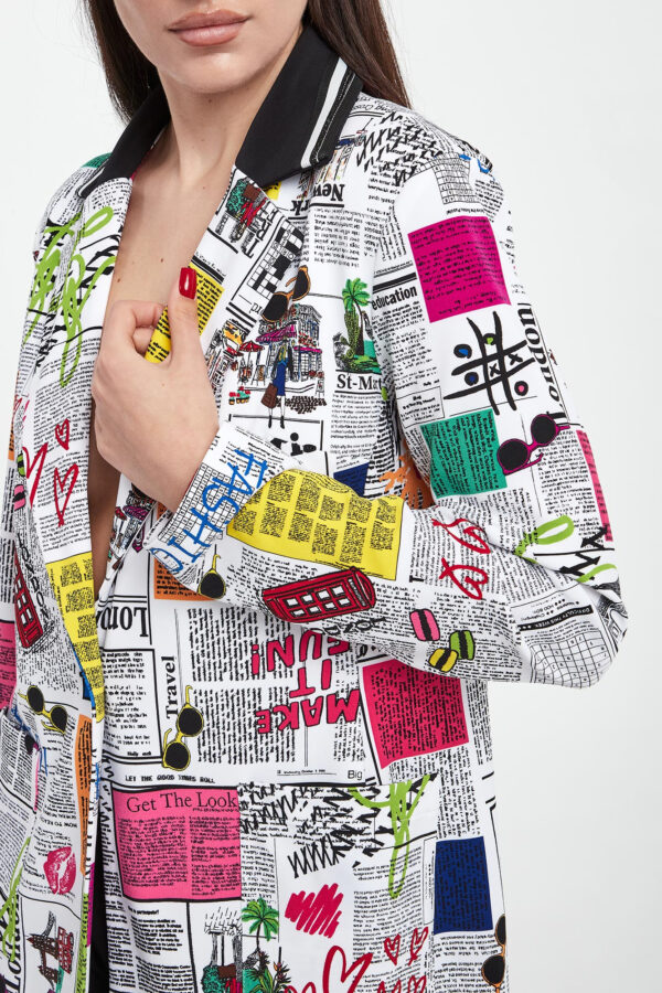 be153672a26708cb42df55f8d376f786011c5118 Marynarka damska we wzory JOSEPH RIBKOFF