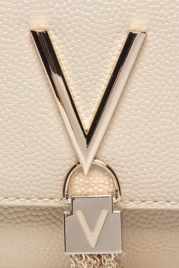 VALENTINO Beżowa kopertówka Divina