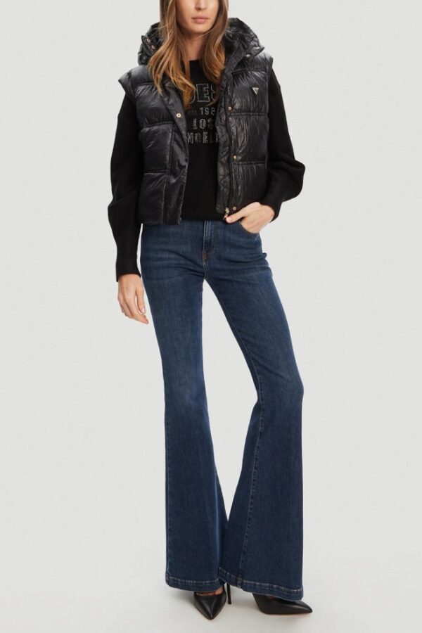 GUESS Czarna damska kamizelka Padded Vest
