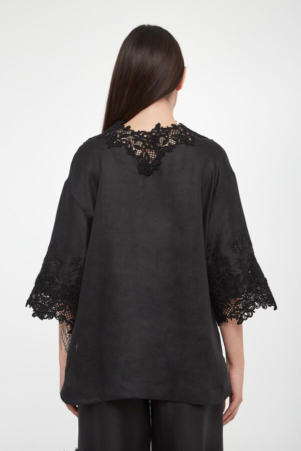 bf2f84073cf92b9f868473ef5584c9f383d573a4 Bluzka damska lniana ERMANNO SCERVINO LIFE