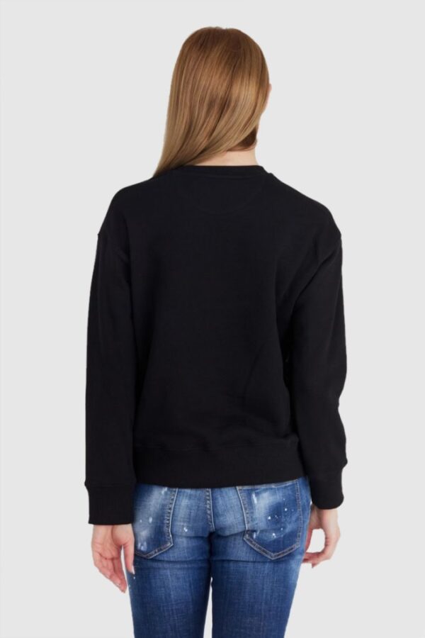 bf4cf3b3160eb34b4e6f53510957a76e430e78b6 VALENTINO GARAVANI Czarna bluza damska z wytłaczanym logo