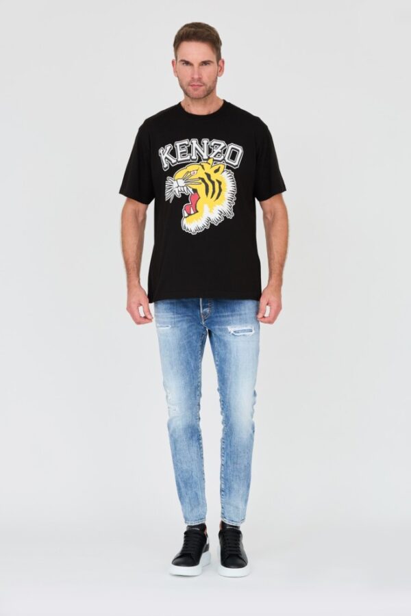 KENZO Czarny męski t-shirt Tiger Varsity Jungle