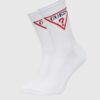 GUESS Białe męskie sportowe skarpetki