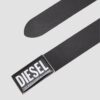 DIESEL Сzarny męski pasek B-GLOSSY II, Rozmiar 90