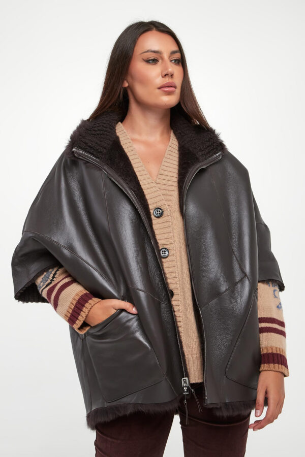 Kamizelka damska dwustronna futrzana DIEGO