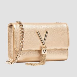 bfc1af7e299826b755dc1fc41048c5c5e9cc00a6 VALENTINO Złota kopertówka Divina