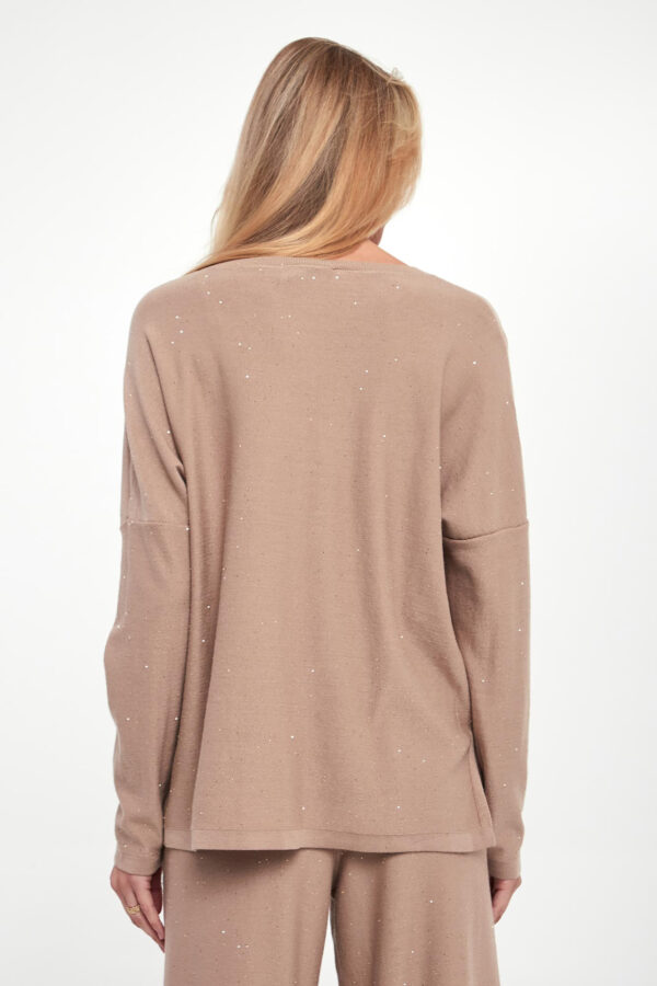 c0148901290089ba27e14fd88f6afe9d59283f2c Sweter damski z cekinami JOSEPH RIBKOFF