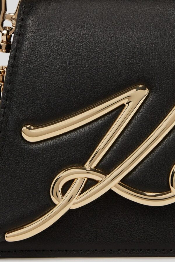 KARL LAGERFELD Czarna torebka K/signature 2.0
