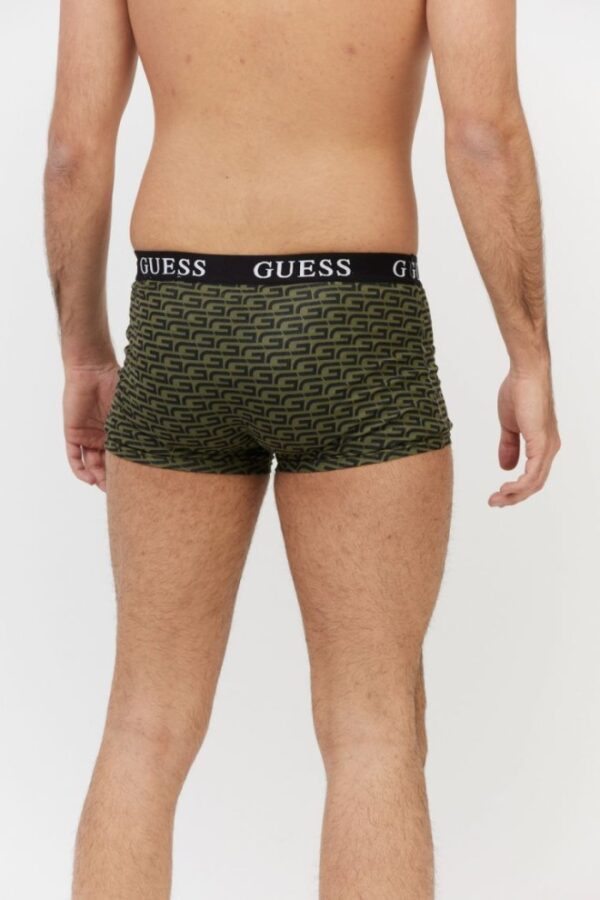 GUESS Zielone i morskie bokserki męskie 3 pack