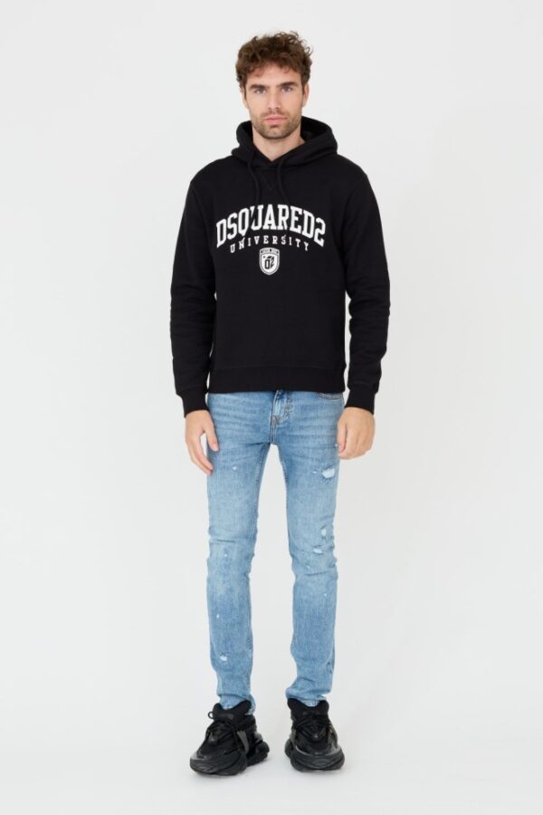 DSQUARED2 Czarna męska bluza Cool Fit Hoodie