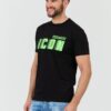 DSQUARED2 Czarny męski t-shirt Icon Blur Cool Fit Tee