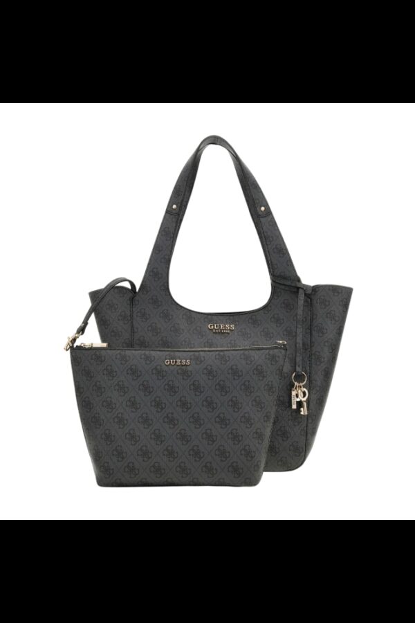 GUESS Czarna shopperka damska Calista 2 In 1