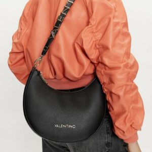 VALENTINO Czarna torebka księżyc Alexia Hobo Bag