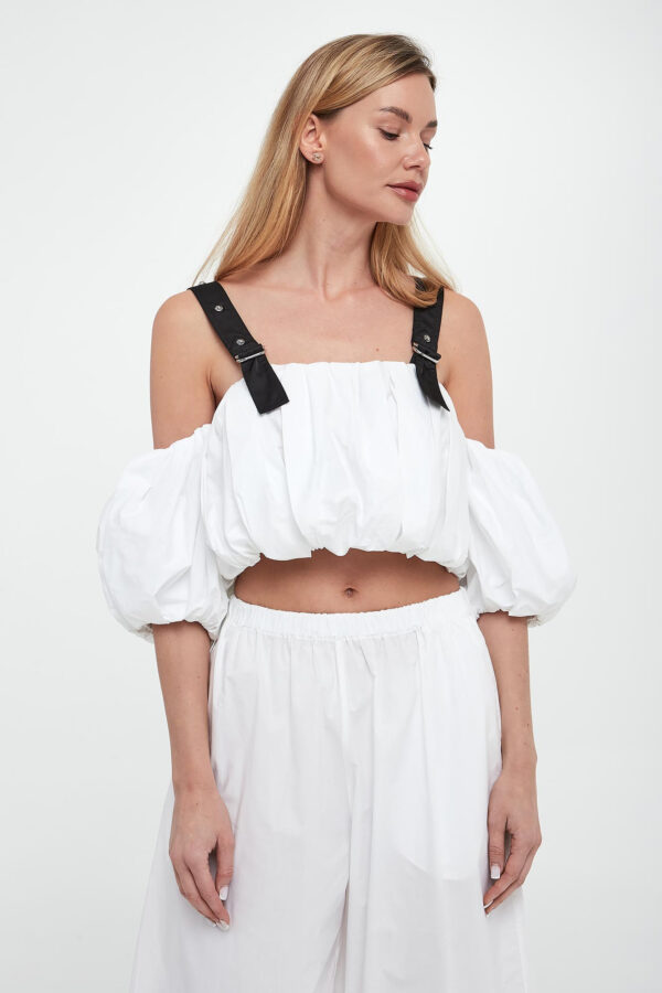 Top damski popelinowy Raul PINKO