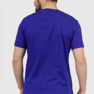 ARMANI EXCHANGE Niebieski t-shirt męski z logo